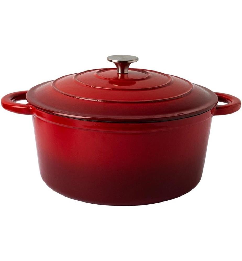 Lunasol - Kochtopf Jupiter 6 L, 28 cm emailliert Rot