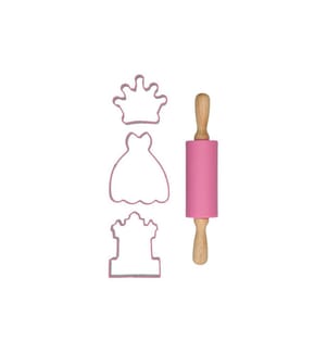 BACKSHOPSCHWEIZ - Backset mit Ausstecher und Wallholz – Prinzessin Prinzessin