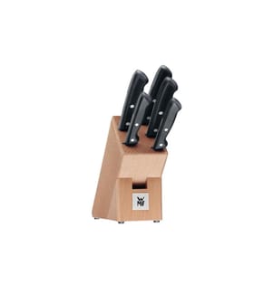 WMF - Messerblock-Set mit Messer Buchenholz Braun