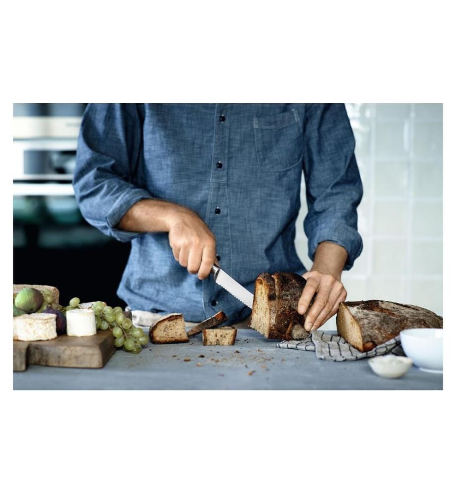 WMF - Couteau à pain Grand Gourmet 32 cm, Argenté