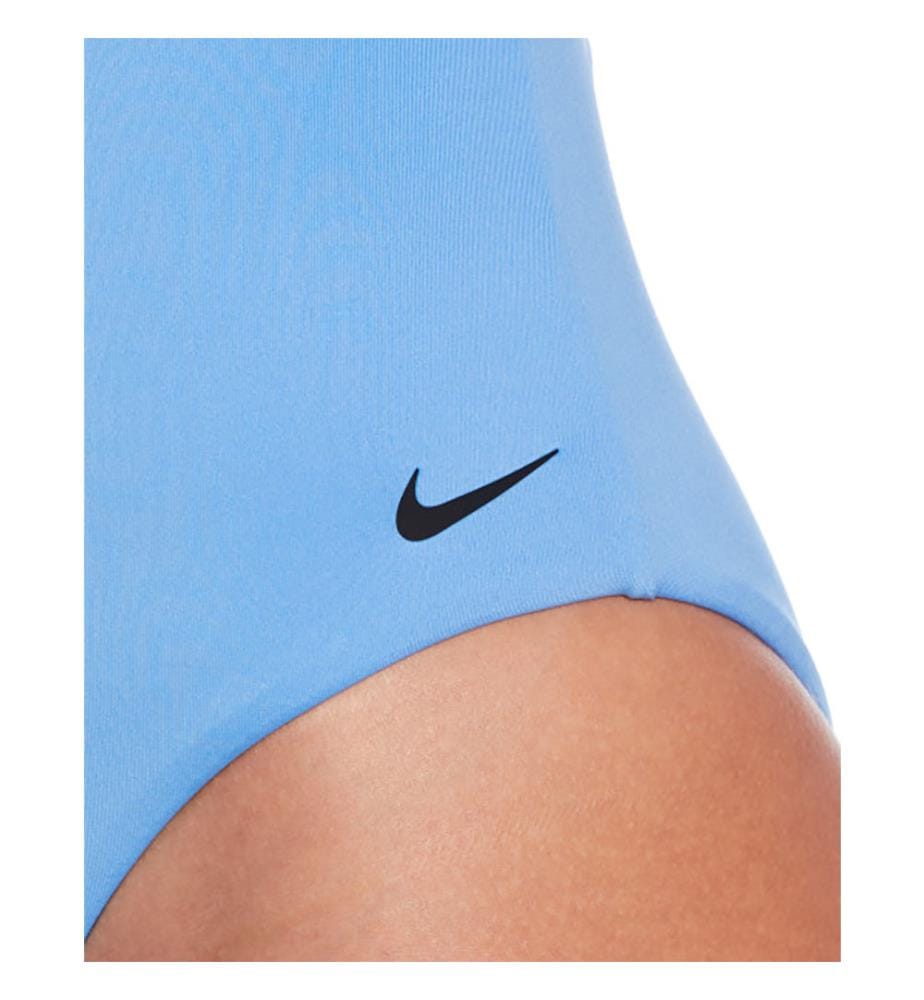 Maillot de bain avec col en V - Bleu
