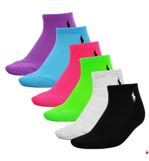 Lot de 6 Chaussettes - Multicolore