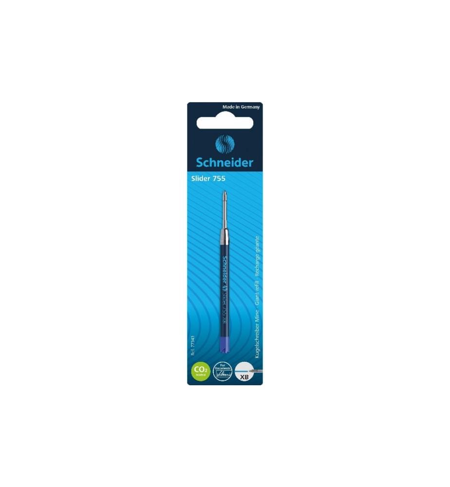 SCHNEIDER - Mine de crayon 755XB Slider 0.7 mm, Bleu