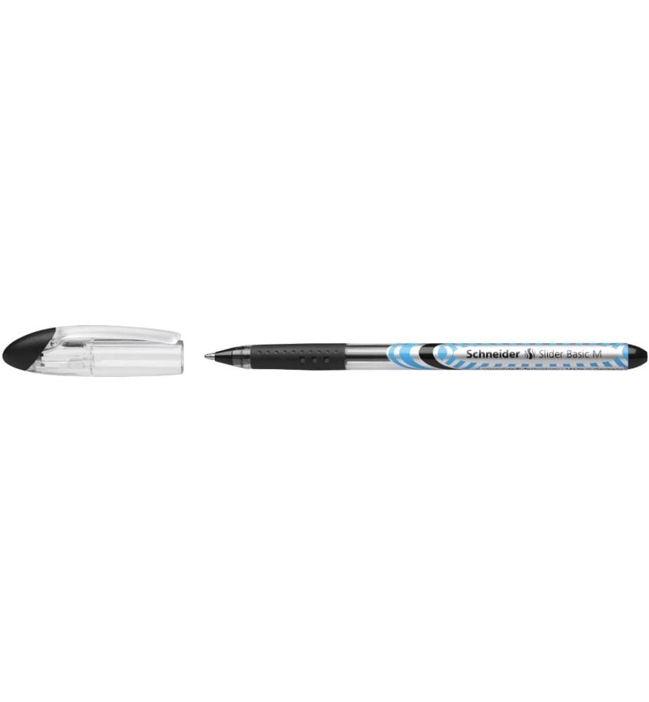 SCHNEIDER - Kugelschreiber Slider 1 mm, Schwarz/Silber