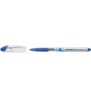 SCHNEIDER - Stylo bille Slider 1 mm, Bleu/Argenté
