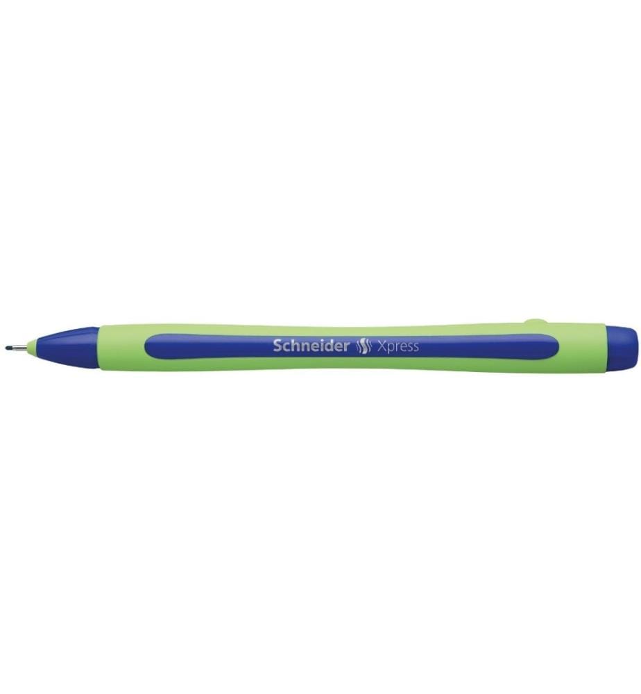 SCHNEIDER - Fineliner Xpress 0.8 mm, Bleu, 1 pièce