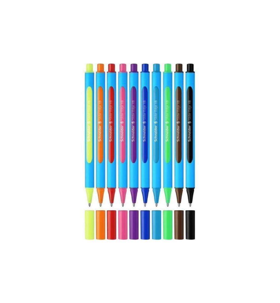 SCHNEIDER - Stylo bille Slider Edge Jeu de 10 pièces