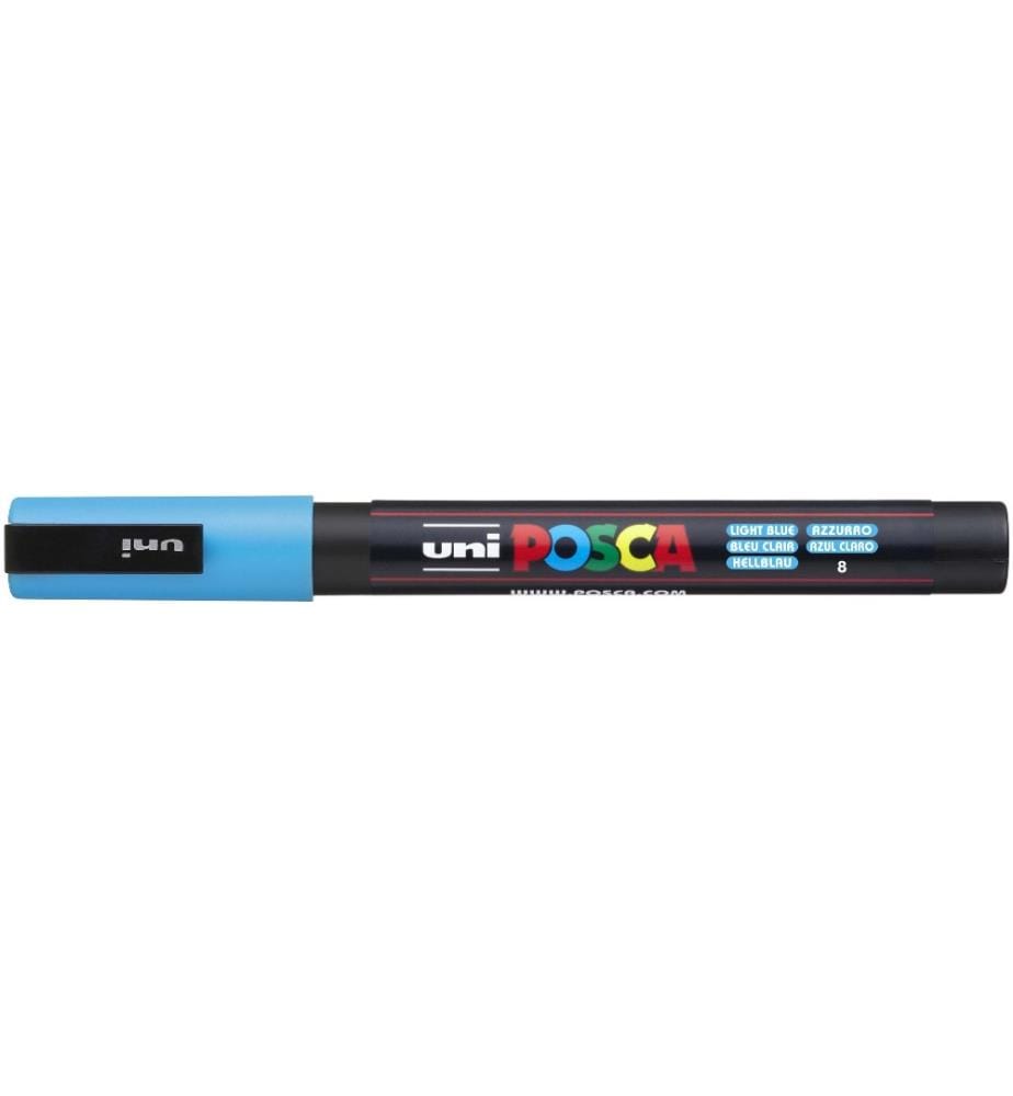 UNI - Marqueur indélébile POSCA 0.9-1.3 mm bleu clair