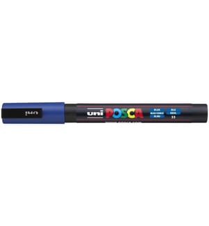 UNI - Marqueur indélébile POSCA 0.9-1.3 mm Bleu
