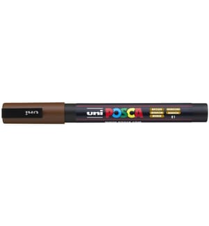 UNI - Marqueur indélébile POSCA 0.9-1.3 mm Marron