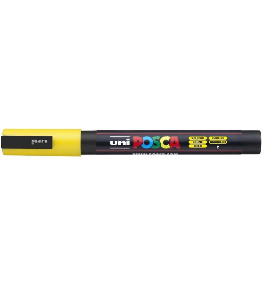 UNI - Marqueur indélébile POSCA 0.9-1.3 mm Jaune