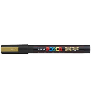 UNI - Marqueur indélébile POSCA 0.9-1.3 mm doré