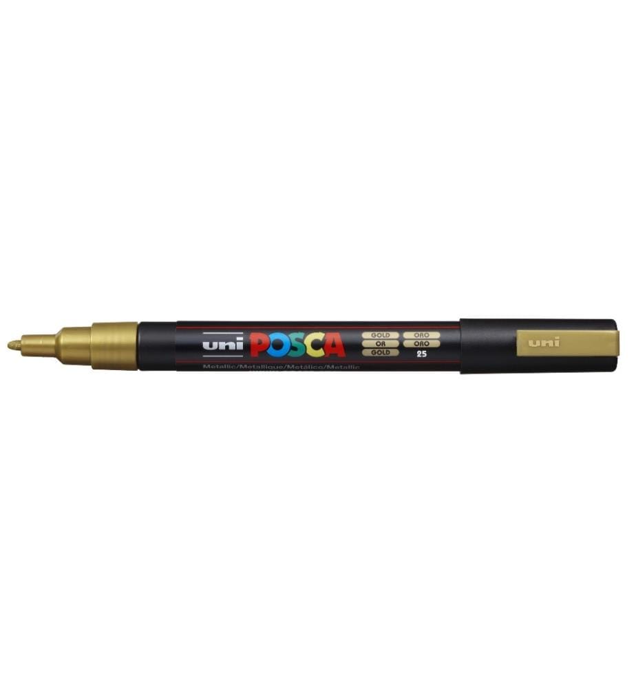 UNI - Marqueur indélébile POSCA 0.9-1.3 mm doré