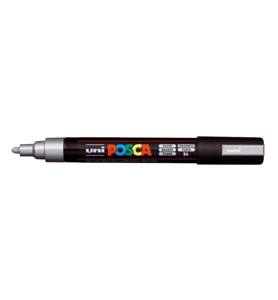 UNI - Marqueur indélébile POSCA 1.8-2.5 mm argentés