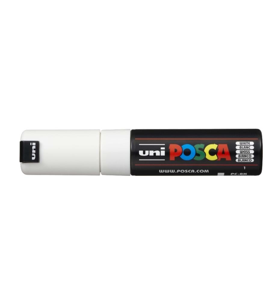 UNI - Marqueur indélébile POSCA 8 mm Blanc