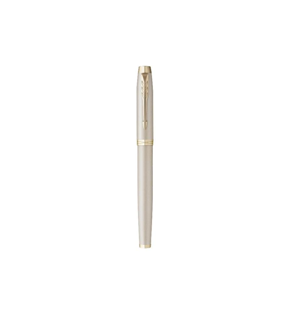 PARKER - Stylo plume IM Monochrome moyen (M), Champagne