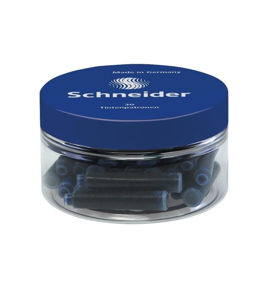 SCHNEIDER - Tintenpatrone 30 Stück, Blau
