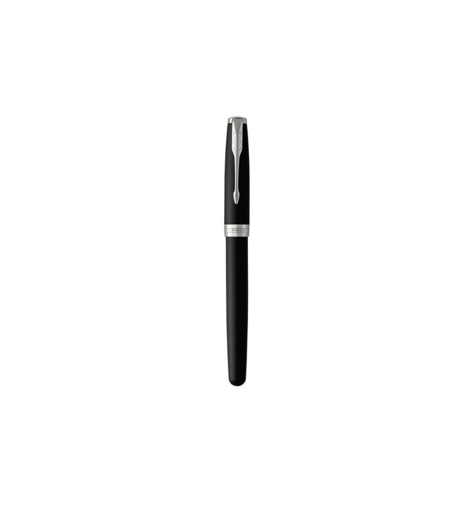 Parker Rollerball Sonnet Black Matt/Silver Core