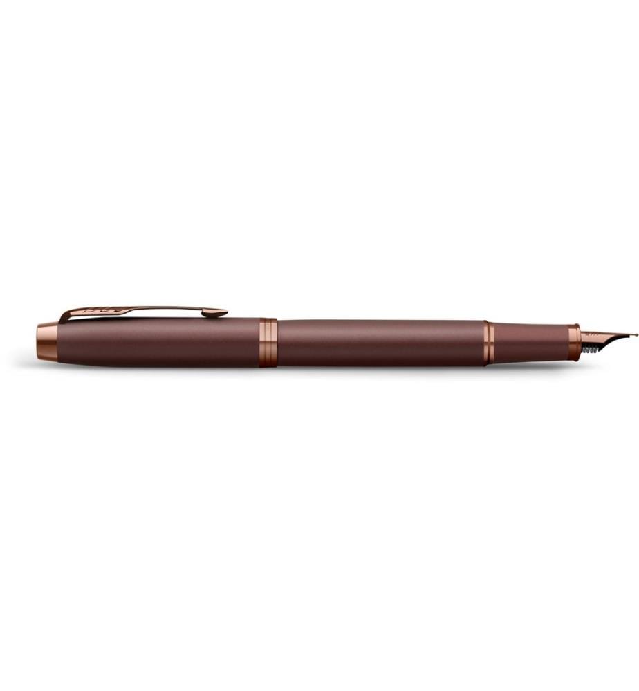 Parker stylo plume IM Monochrome moyen (M), bordeaux