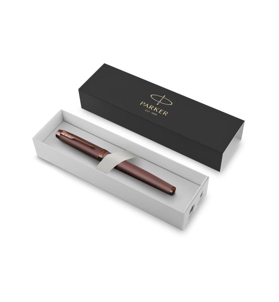 Parker stylo plume IM Monochrome moyen (M), bordeaux