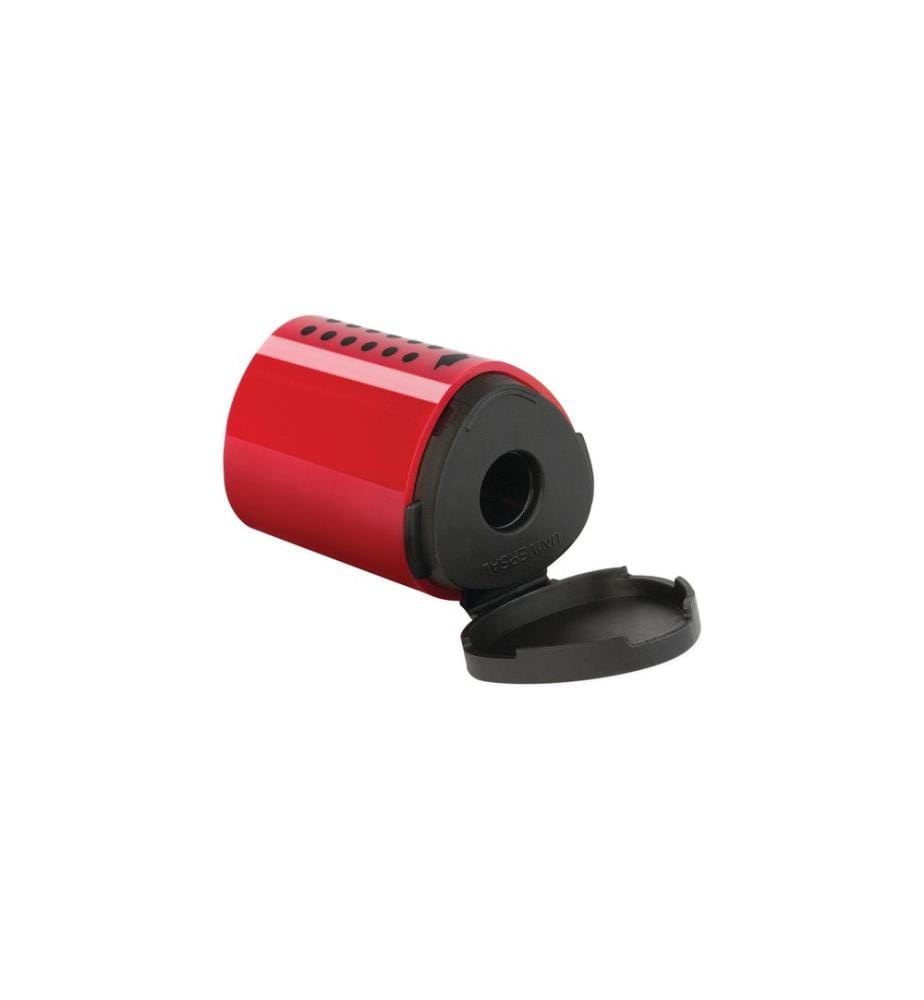 Faber-Castell Taille-crayon Grip 2001 Mini 10 pièces, Bleu et Rouge