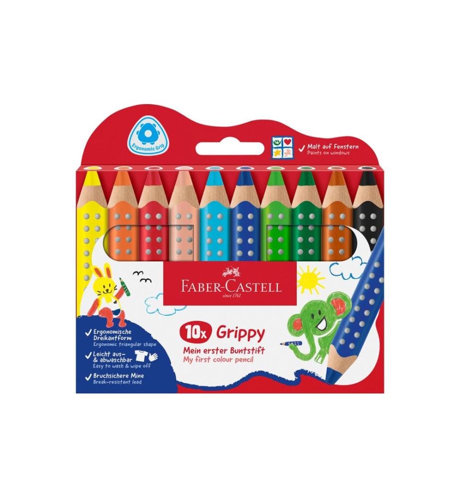 Faber-Castell Farbstifte Grippy 10er Set