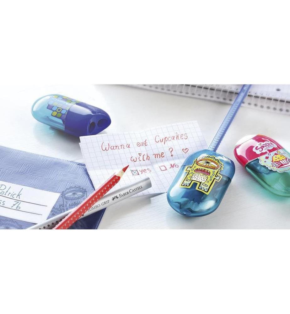 Taille-crayon Poisson, avec gomme par Faber-Castell