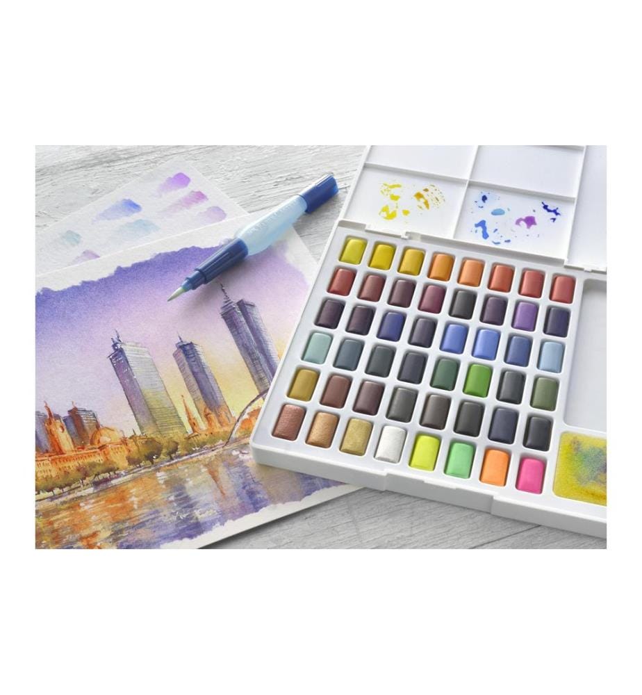 Faber-Castell Peinture aquarelle Watercolour 48 couleurs