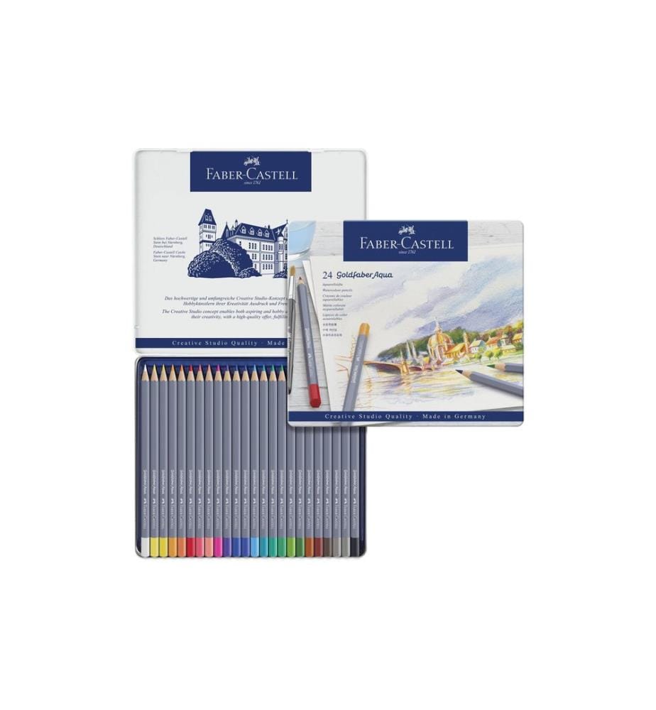 Faber-Castell Farbstifte Goldfaber 24er Metalletui