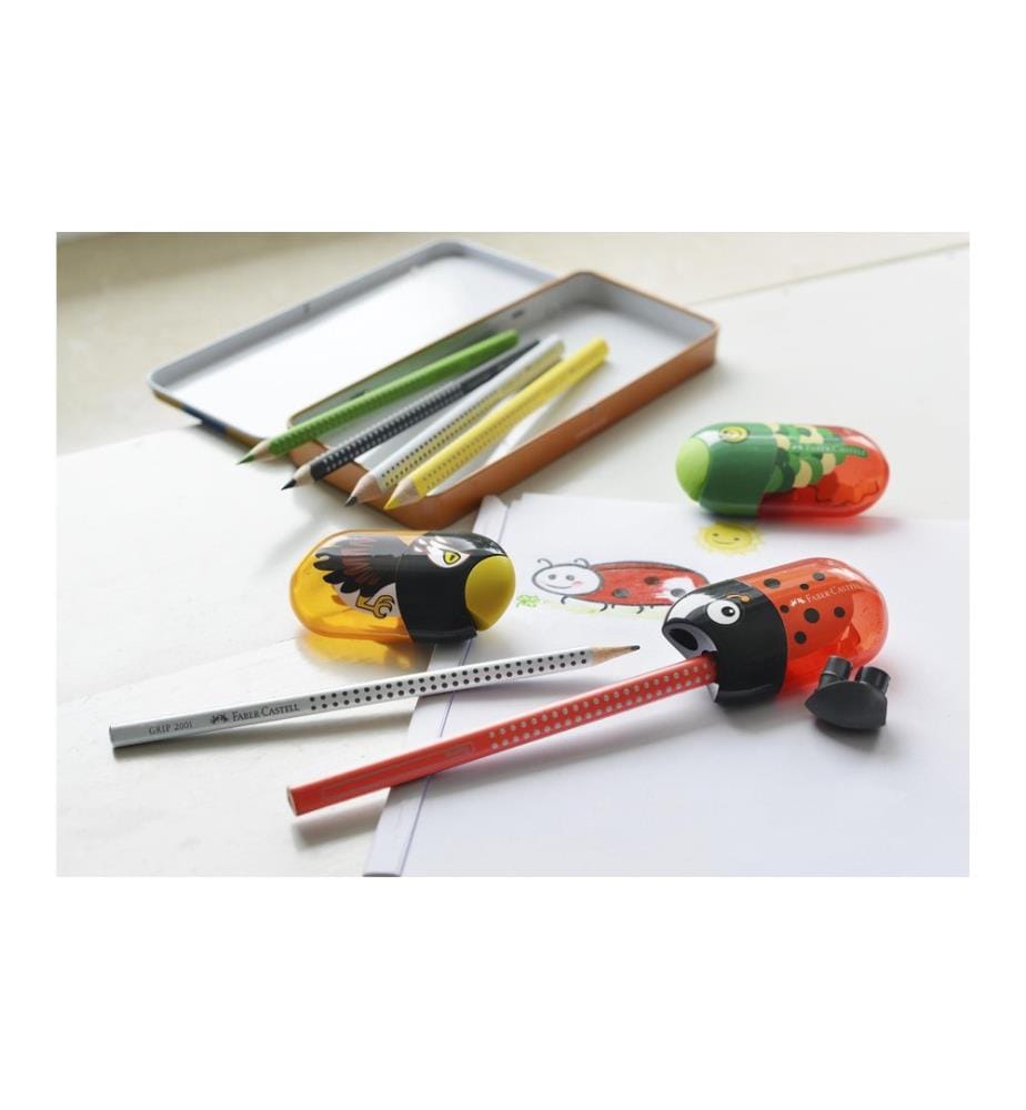 Faber-Castell taille-crayon Käfer, avec gomme