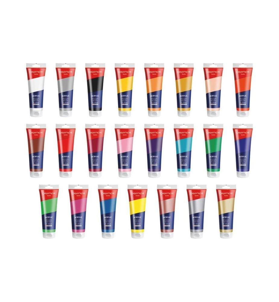Caran d'Ache Peinture acrylique 250 ml, Or irisé