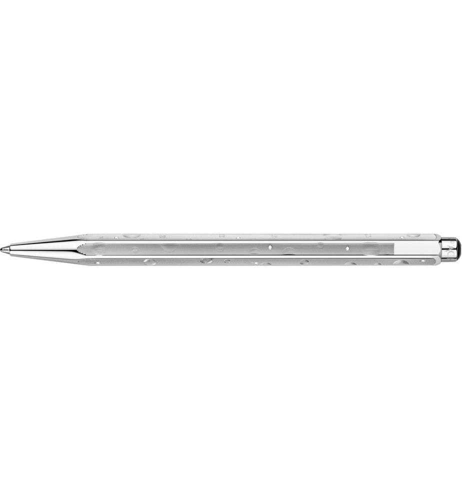Caran d'Ache stylo bille Cosmic Blue M, Platin