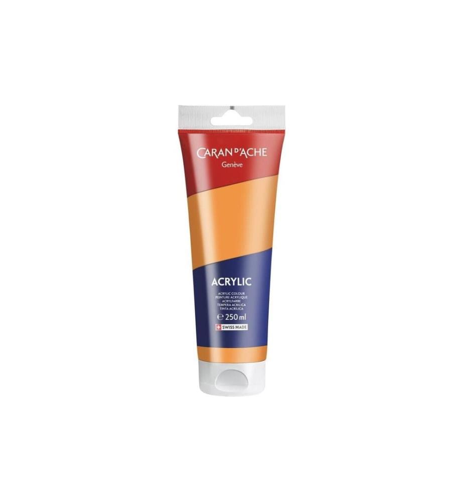 Caran d'Ache Peinture acrylique 250 ml, Orange