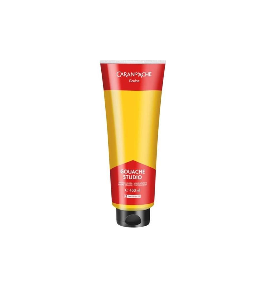 Caran d'Ache Peinture à l'eau Gouache Studio 450 ml, Jaune