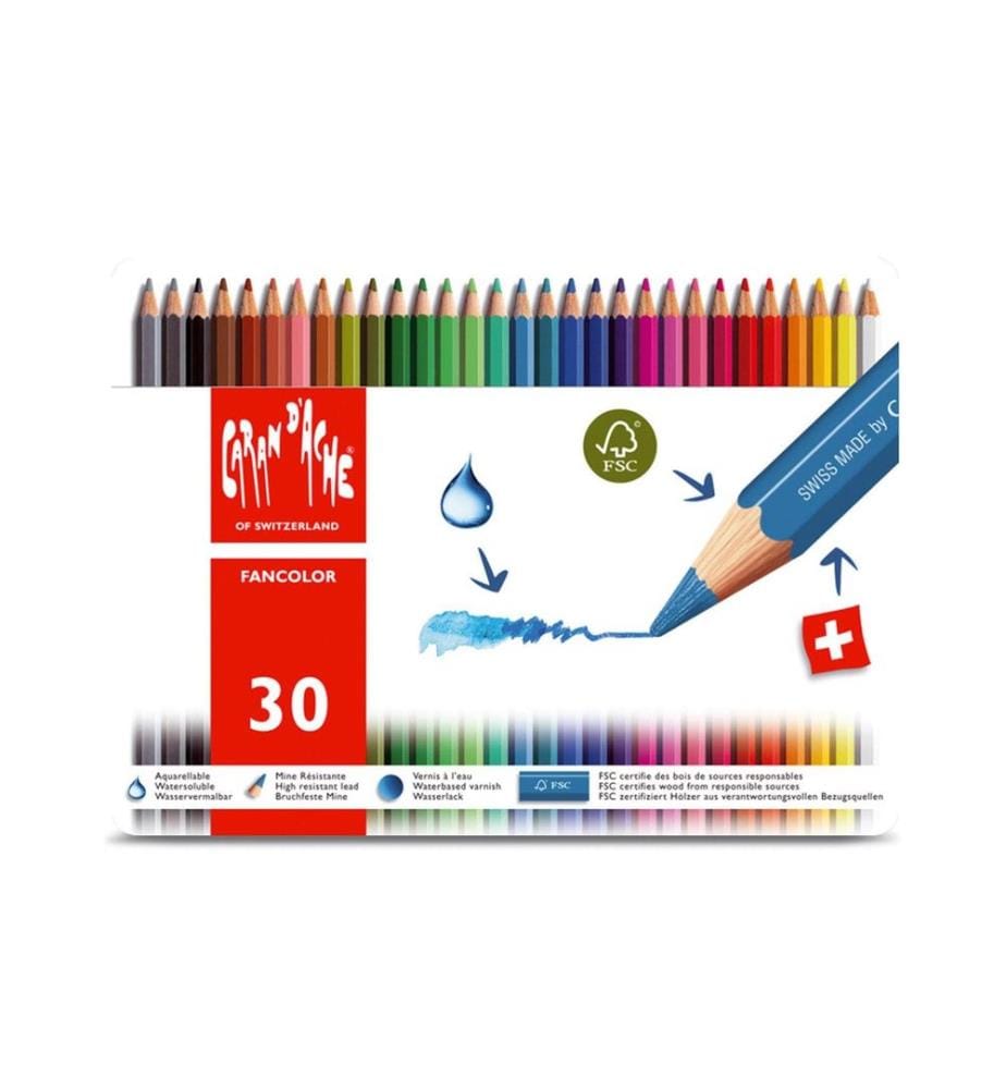 Caran d'Ache Farbstifte Fancolor 30 Stück