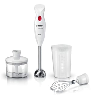 Mixeur-plongeur CleverMixx 400 W Blanc - Rouge Profond