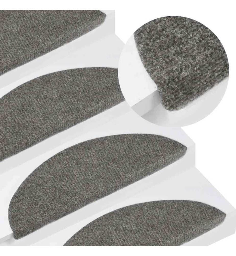 Stufenmatten Selbstklebend 15 Stk. 56x17x3 cm Grau