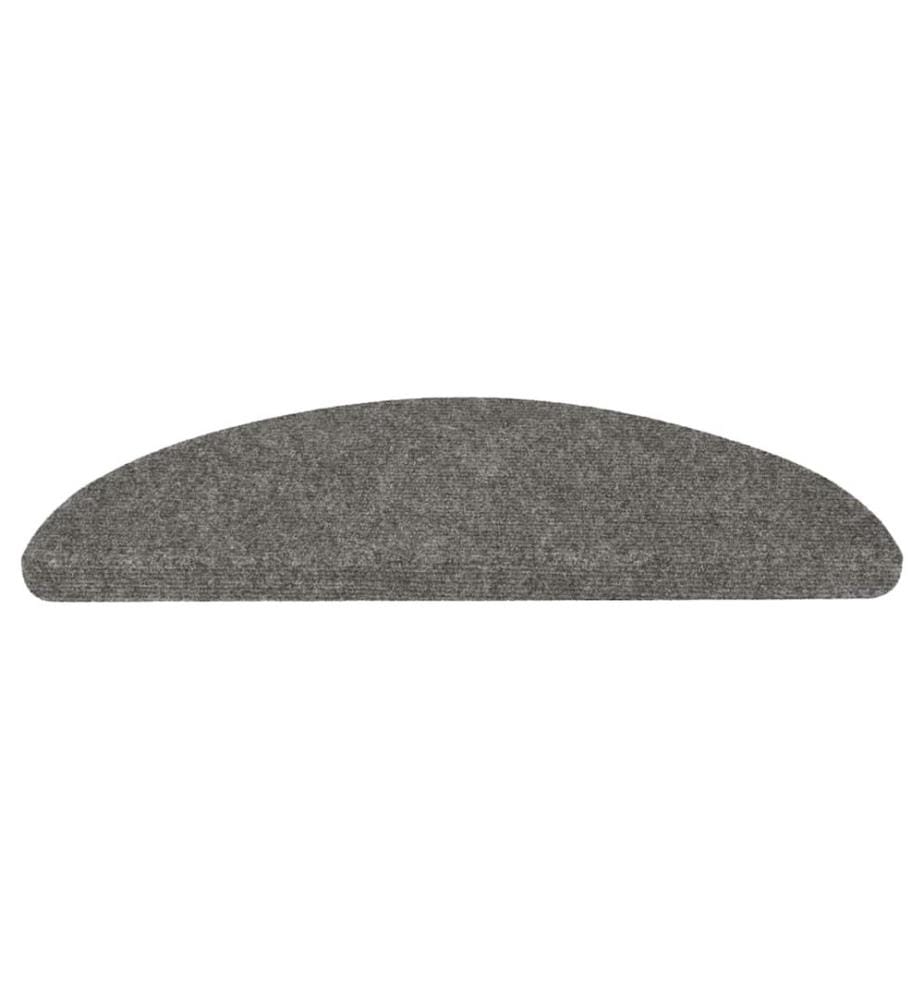 Stufenmatten Selbstklebend 15 Stk. 56x17x3 cm Grau