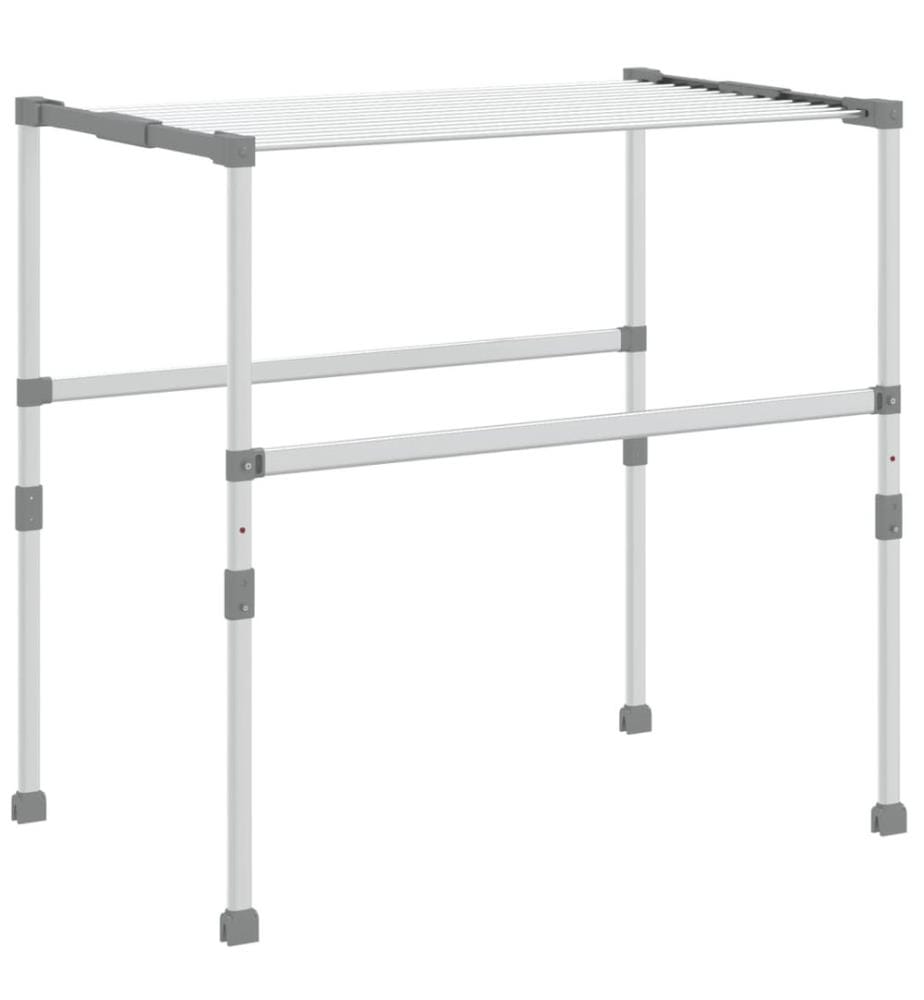 Wäschetrockner 83x(50-55)x(40-85) cm Aluminium