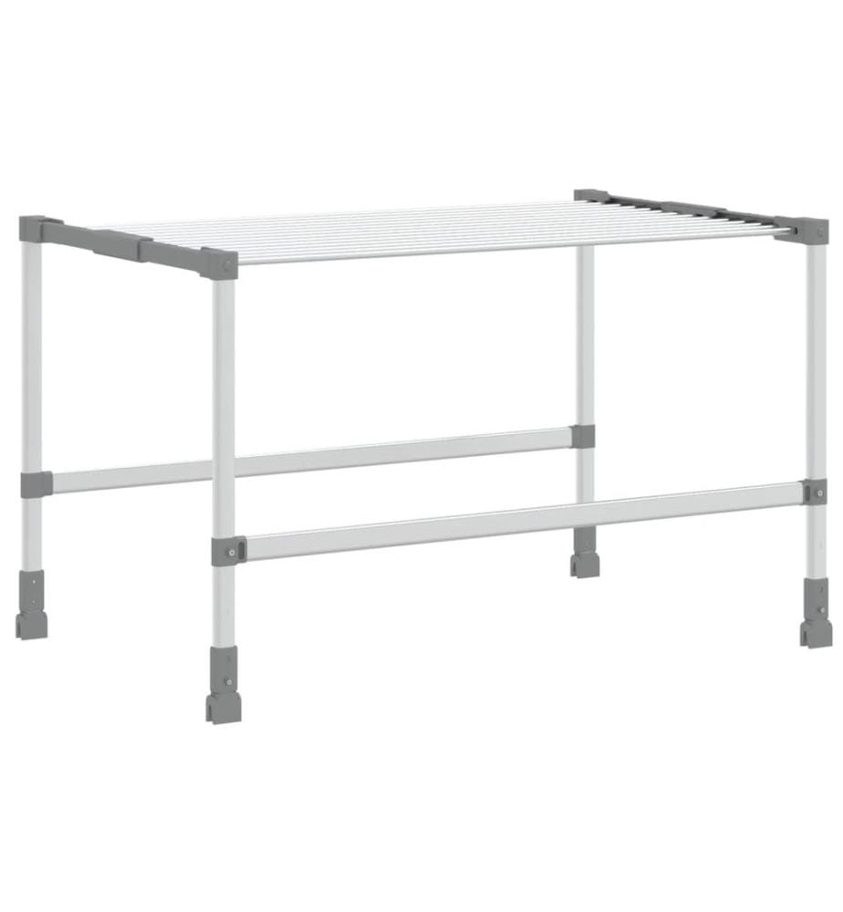 Wäschetrockner 83x(50-55)x(40-85) cm Aluminium