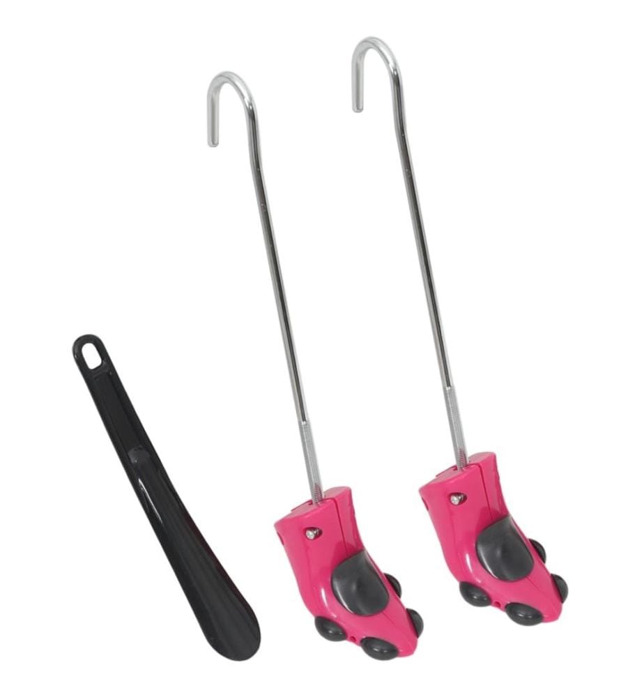 Stiefelspanner mit Schuhanzieher Rosa EU 34-40 Kunststoff