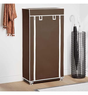 Schuhschrank Schuhregal Schuhablage 5 Schicht 58 x 28 x 106 cm Braun