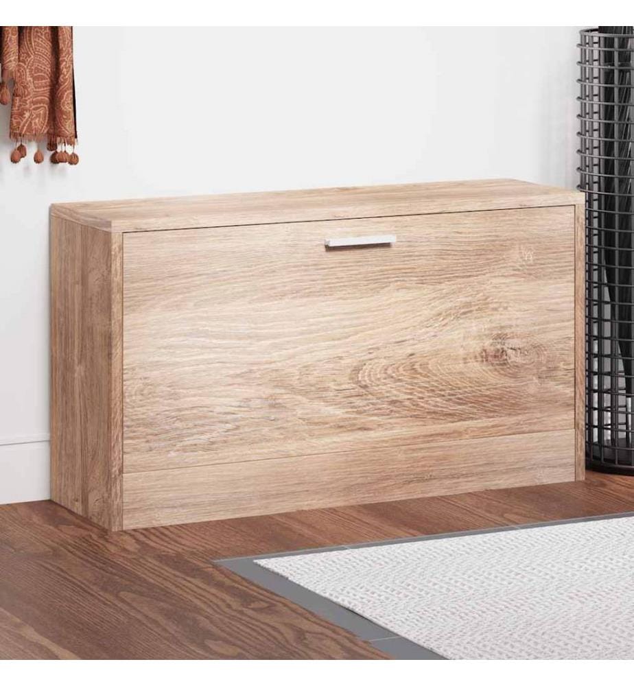 Schuhbank Eiche 80x24x45 cm