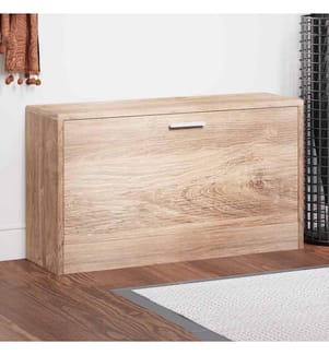 Schuhbank Eiche 80x24x45 cm