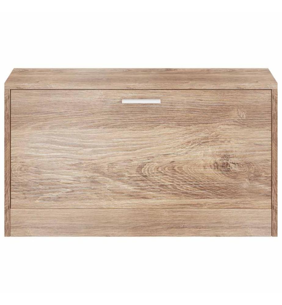 Schuhbank Eiche 80x24x45 cm