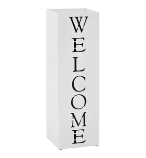 Regenschirmständer Welcome Stahl Weiss