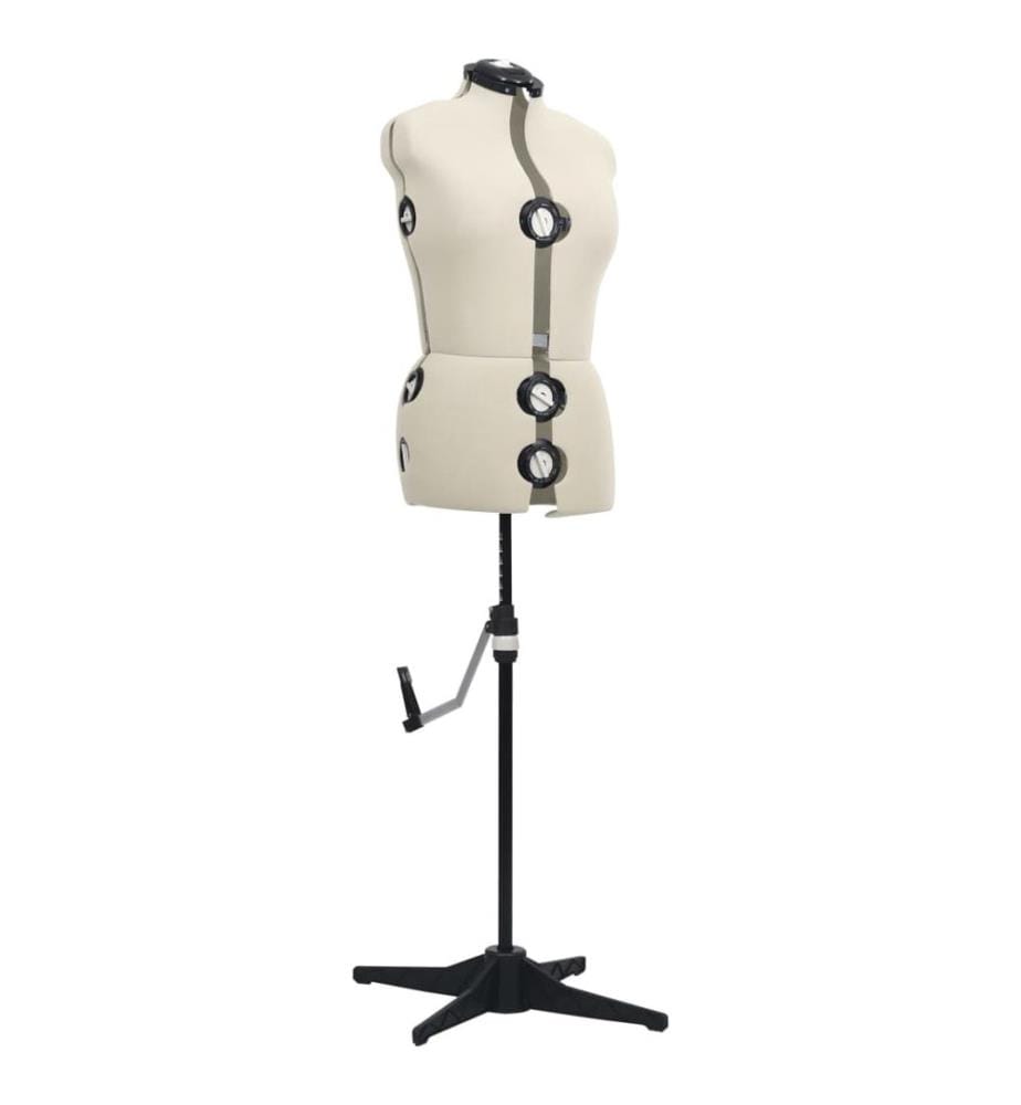 Schneiderpuppe Verstellbar Weiblich Creme M Grösse 40-46