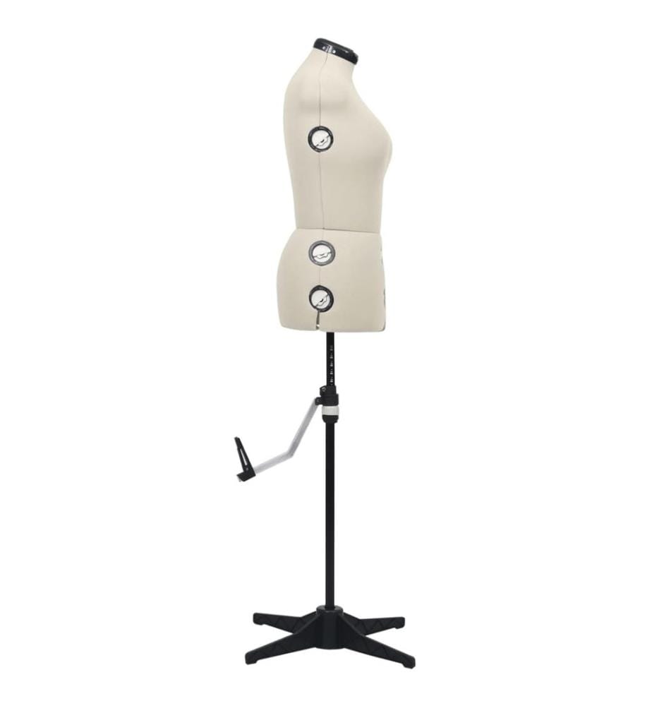 Schneiderpuppe Verstellbar Weiblich Creme M Grösse 40-46