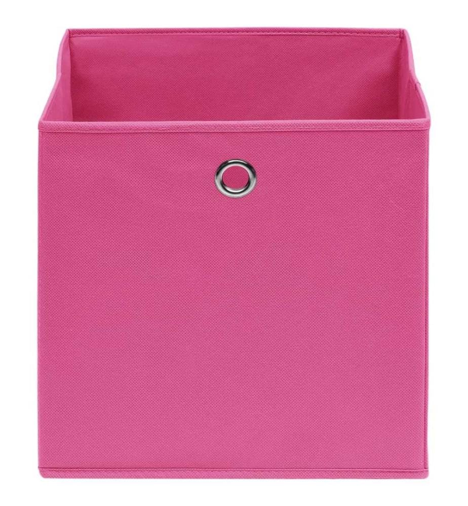 Aufbewahrungsboxen 10 Stk. Vliesstoff 28x28x28 cm Rosa