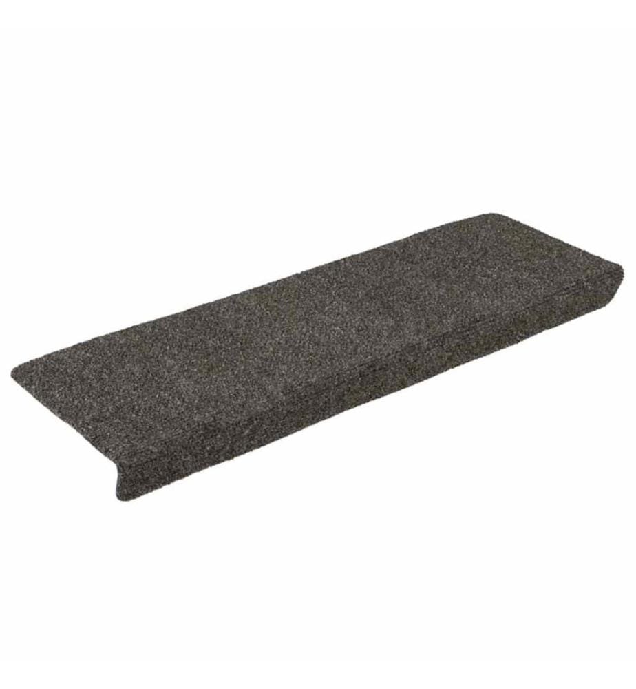 Stufenmatten Selbstklebend 15 Stk. 65x21x4 cm Anthrazit Rechteckiger Rand